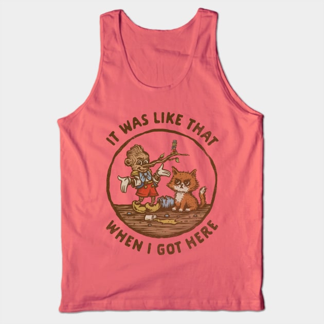 The Cat Did It Tank Top by kg07_shirts